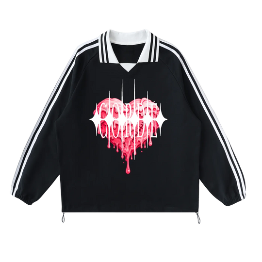 HEARTMELT  Collar Sweatshirt