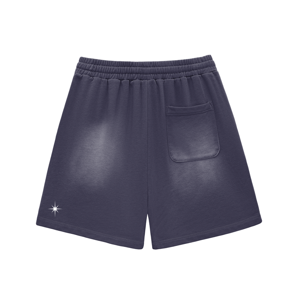 RAW EDGE SHORTS NAVY BLUE
