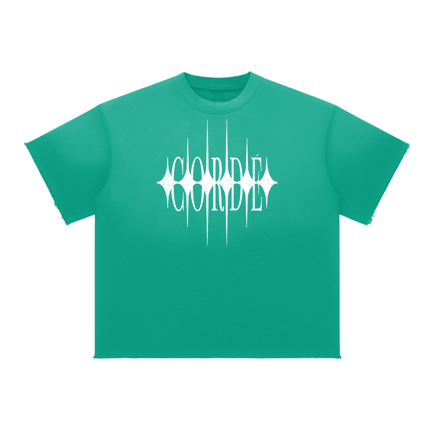 RAW EDGE TEE GREEN