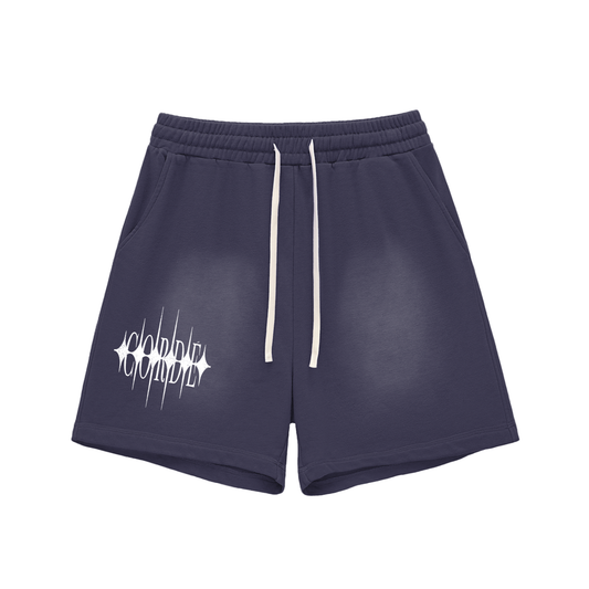 RAW EDGE SHORTS NAVY BLUE